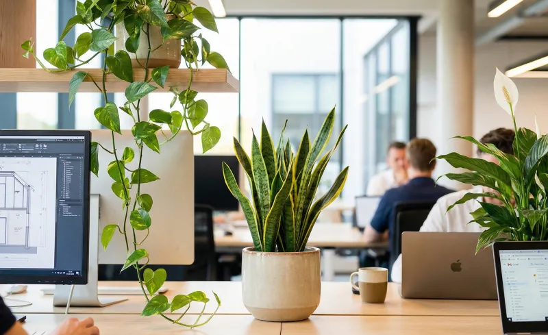 Ofis Şıklığını Tamamlayan 5 Bakımı Kolay İç Mekan Bitkisi